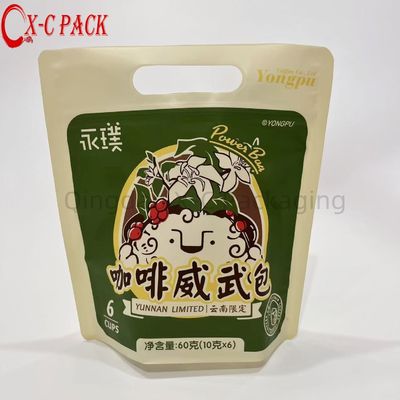 Купить Заказ Новый дизайн Пластмассовый Майлар Стоять вверх Pouch Диамантной формы кофейные бобы упаковочный пакет online manufacture