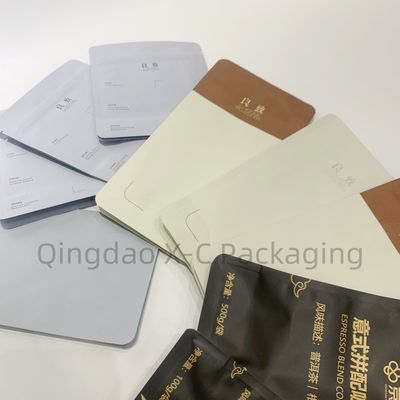 Бумажная сумка Kraft с окном, стоящая сумка Black Doypack Zip Lock, сумка для хранения пищи, орехи, кофейные бобы